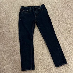 Dark colored Old Navy jeans. 31x30